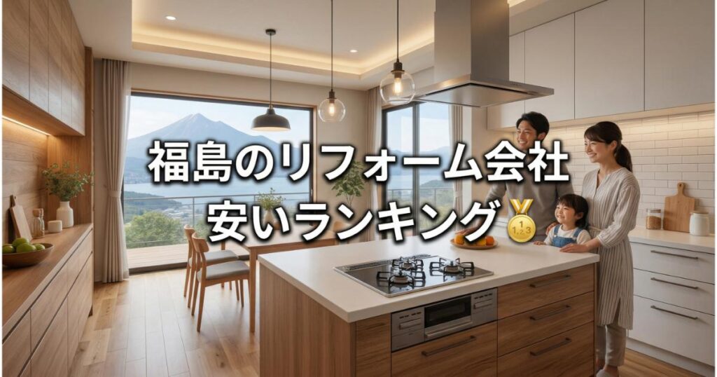 【安い】福島のリフォーム会社ランキング人気12選!費用面や評判・おすすめの工務店を解説