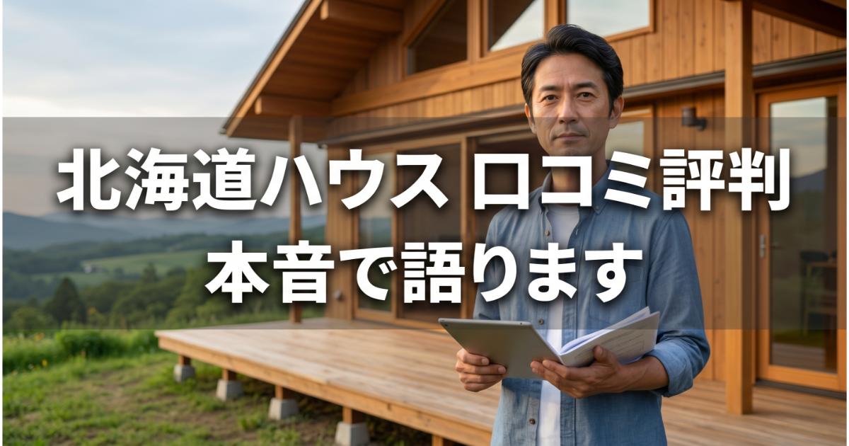 北海道ハウスの口コミ・評判は良い・悪い？ズバリ利用すべきか本音で語ります【やばい？】