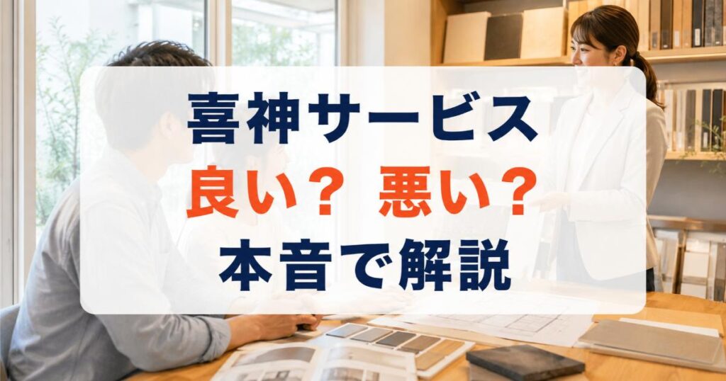 喜神サービスの口コミ・評判は良い・悪い？ズバリ利用すべきか本音で語ります【やばい？】