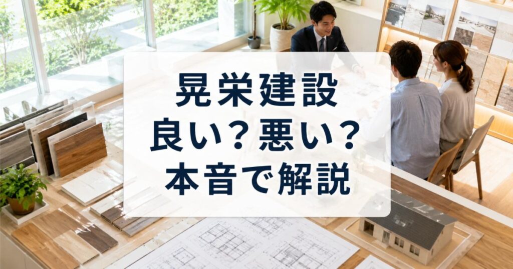 晃栄建設の口コミ・評判は良い・悪い？ズバリ利用すべきか本音で語ります